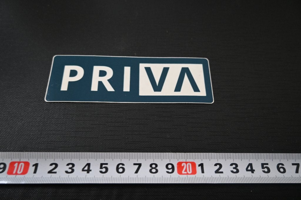 sticker PRIVA, Ophalen of Verzenden, Zo goed als nieuw