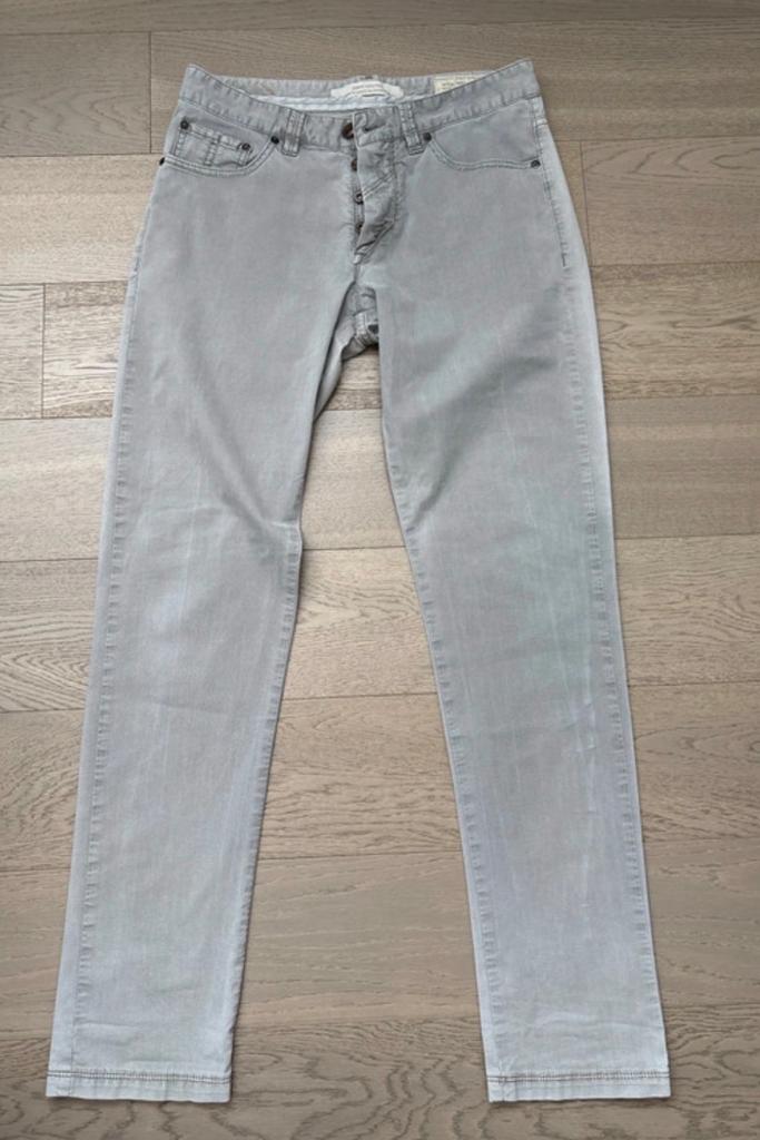 Barba Napoli Jeans - Maat 32 -  Grijs/Beige, Ophalen of Verzenden, Gedragen, Overige kleuren, W32 (confectie 46) of kleiner