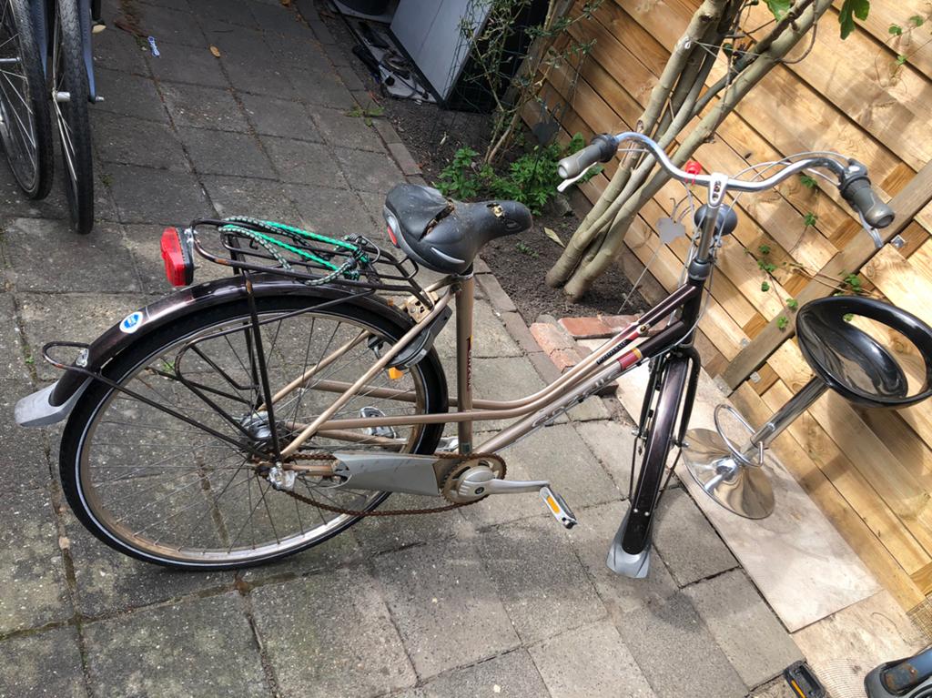 Kleine opknaping nodig fietst perfect, Ophalen