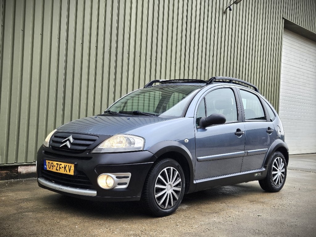 Citroën C3 1.4 I 16V X-tr 2008 | PDC | Open dak, Voorwielaandrijving, Zwart, 4 cilinders, Origineel Nederlands
