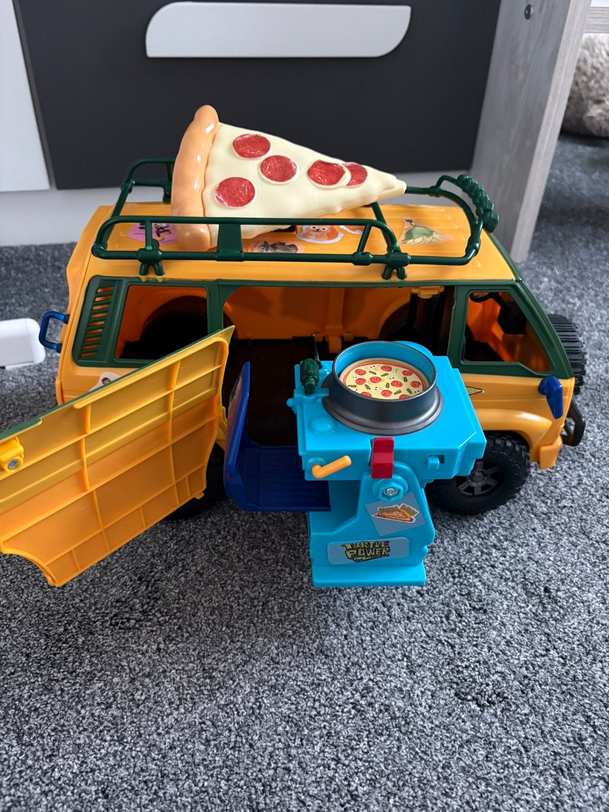 Ninja Turtles Pizza Auto, Ophalen, Zo goed als nieuw, Jongen of Meisje