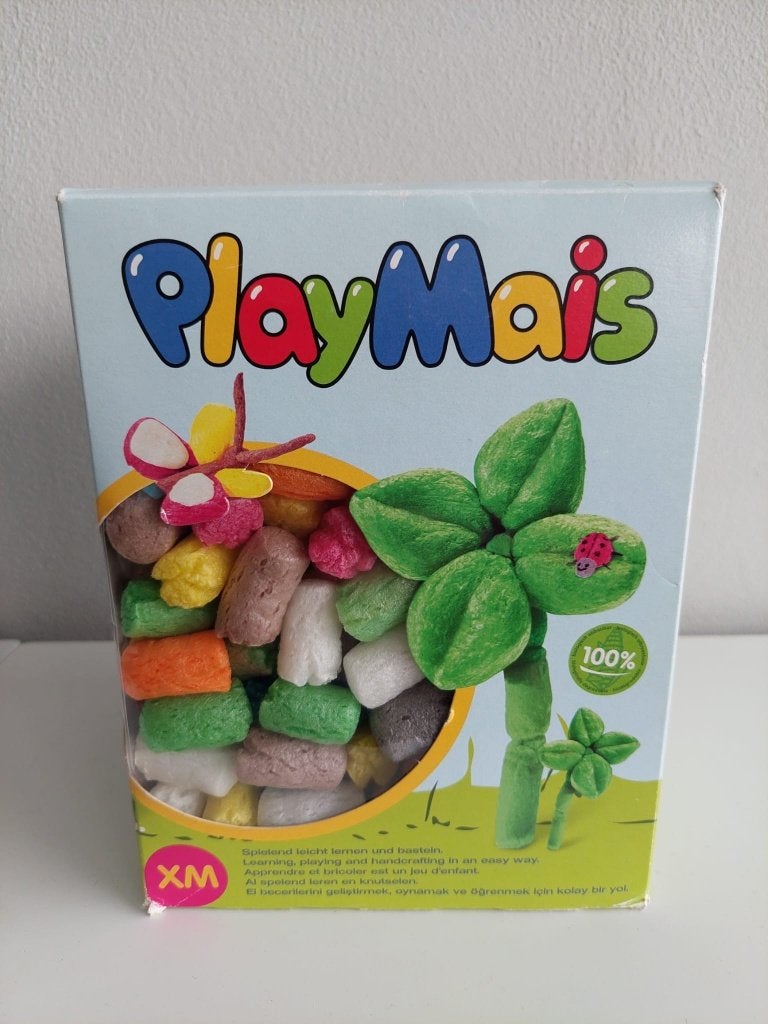 Playmais, Ophalen, Knutselen