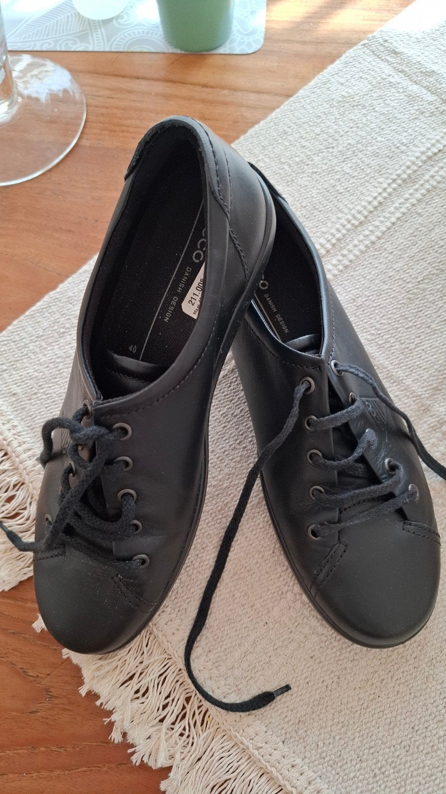 Ecco schoenen mt 40 zwart NIEUW, Ophalen of Verzenden, Nieuw, Zwart, Sneakers of Gympen