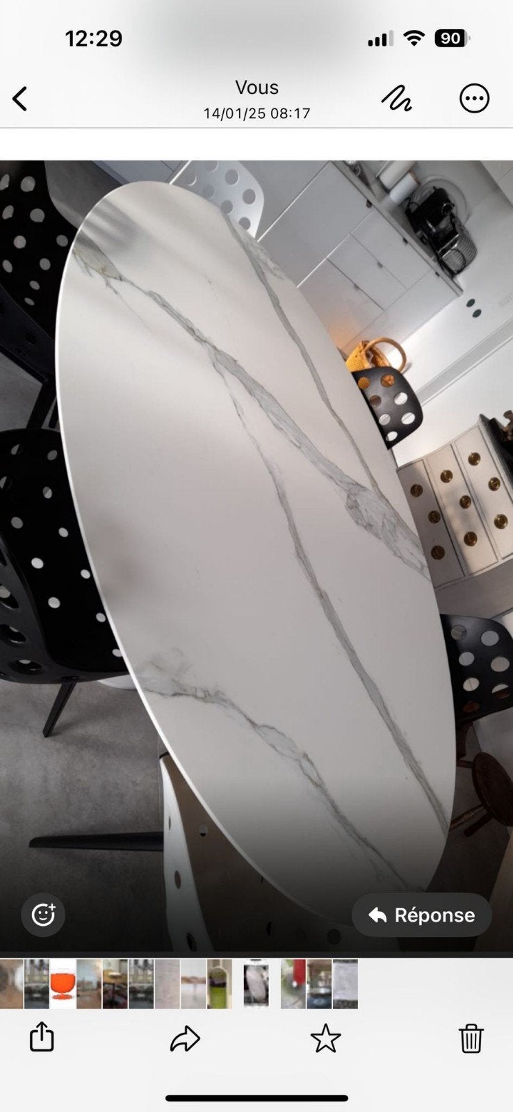 90 x 180 tulipe tafels tot 320 x 160 Eero Saarinen stoelen, Ophalen of Verzenden