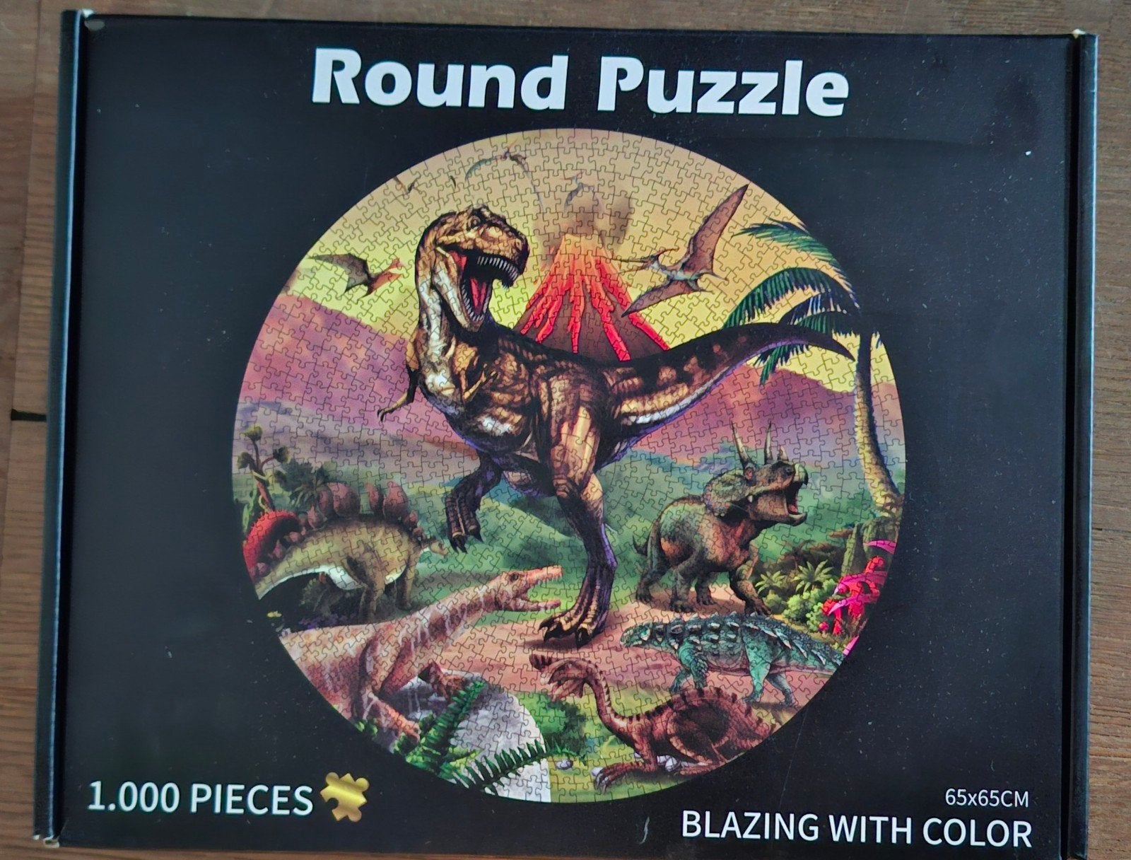 Leuk ronde puzzel, 1000 stukjes, Ophalen, Zo goed als nieuw