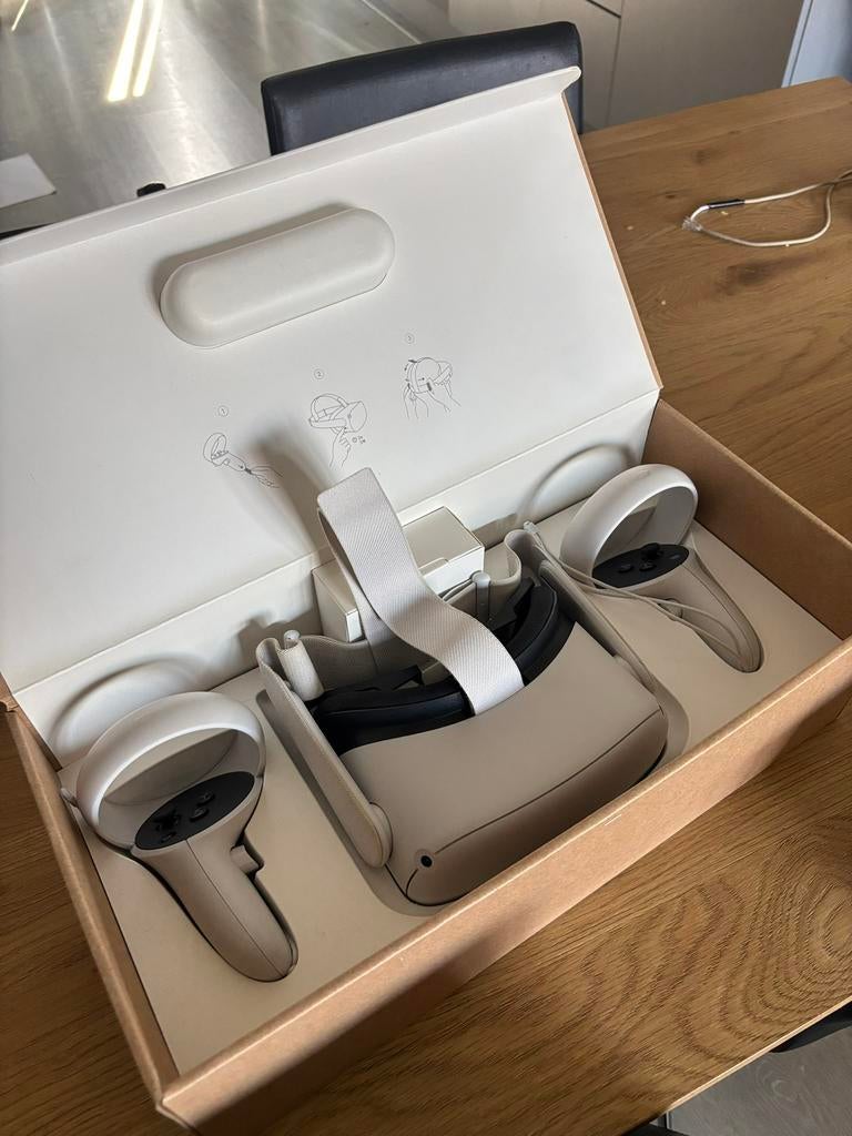 OCULUS QUEST2 128G. 120HZ, Spelcomputers en Games, Virtual Reality, Ophalen of Verzenden, Zo goed als nieuw, VR-bril, Overige platformen