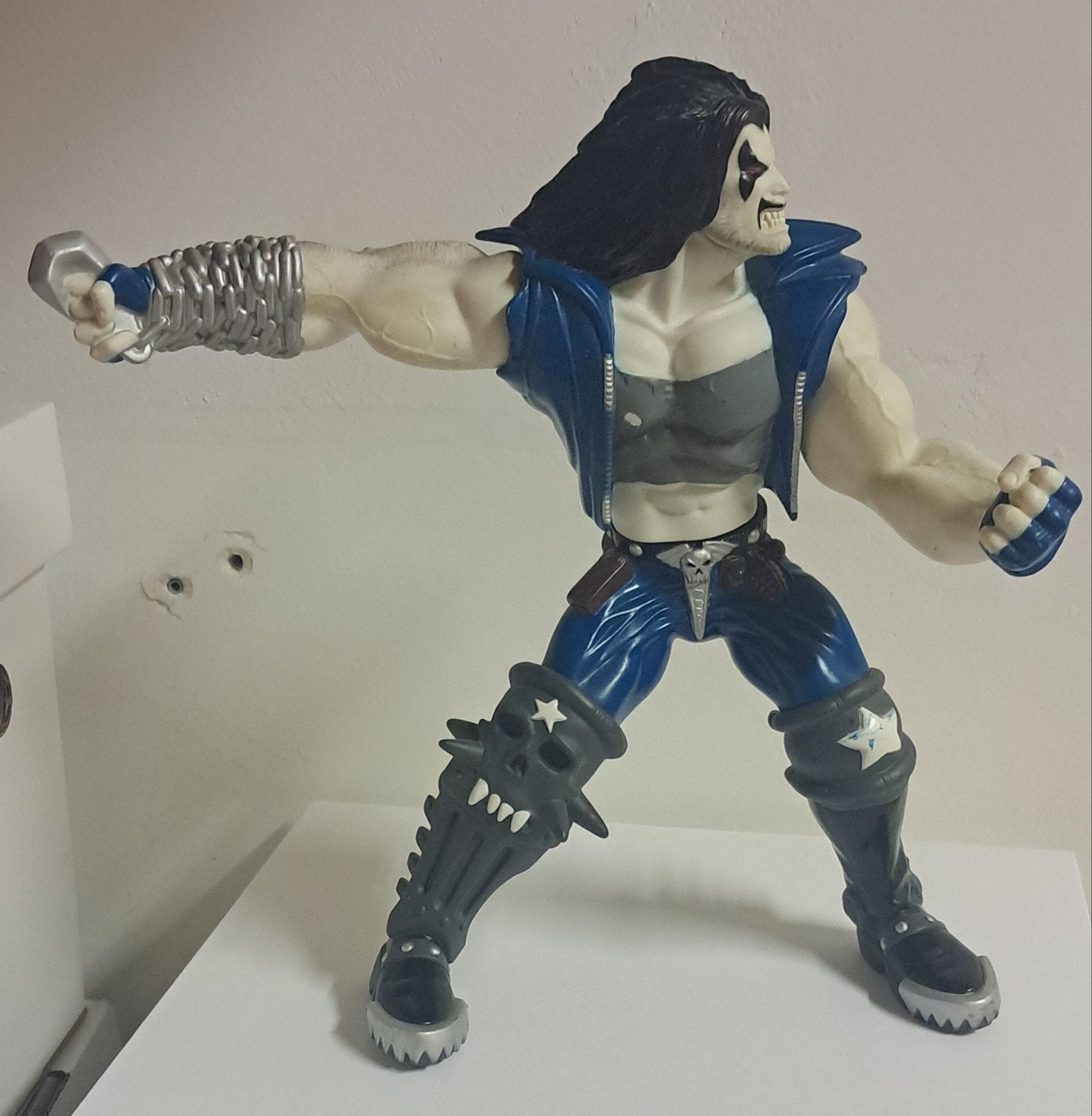 Lobo DC Comics Actiefiguur - Zeldzaam Verzamelobject, Ophalen of Verzenden, Superheld, Gebruikt, Beeldje of Figuurtje