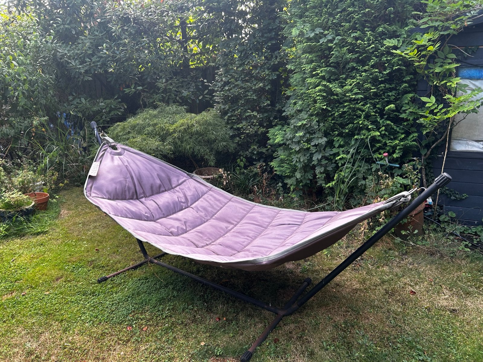 Fatboy hangmat met standaard, Tuin en Terras, Hangmatten, Ophalen, Gebruikt, Met standaard, Eenpersoons