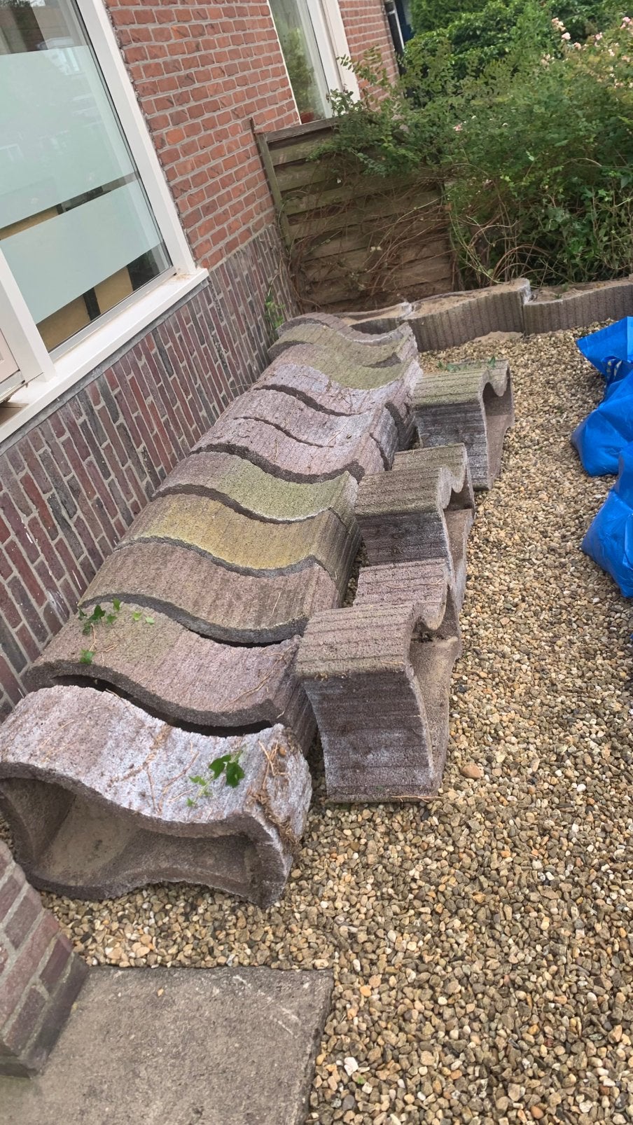 Border bakken/ plant bakken GRATIS! 4 stuks, Ophalen, Zo goed als nieuw, Minder dan 100 cm, Minder dan 25 cm