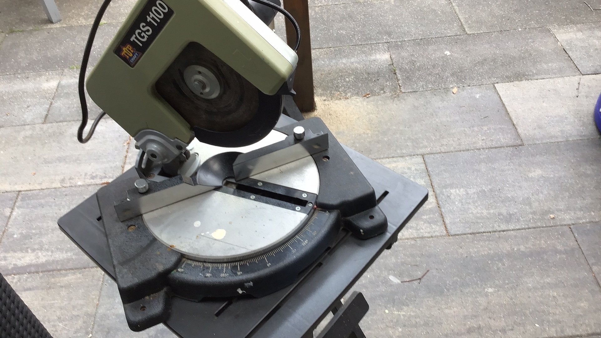 Tekoop Topcraft  TGS 1100 ZAAG MACINE, Ophalen, 1200 watt of meer, 30 tot 70 mm
