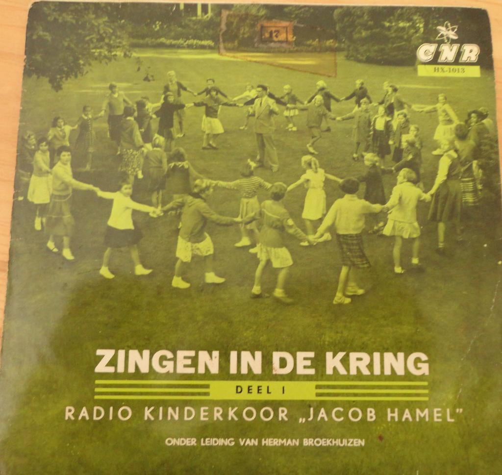 Radio Kindekoor Jacob Hamel -zingen in een kring (1), Gebruikt, 7 inch, Single, Ophalen of Verzenden