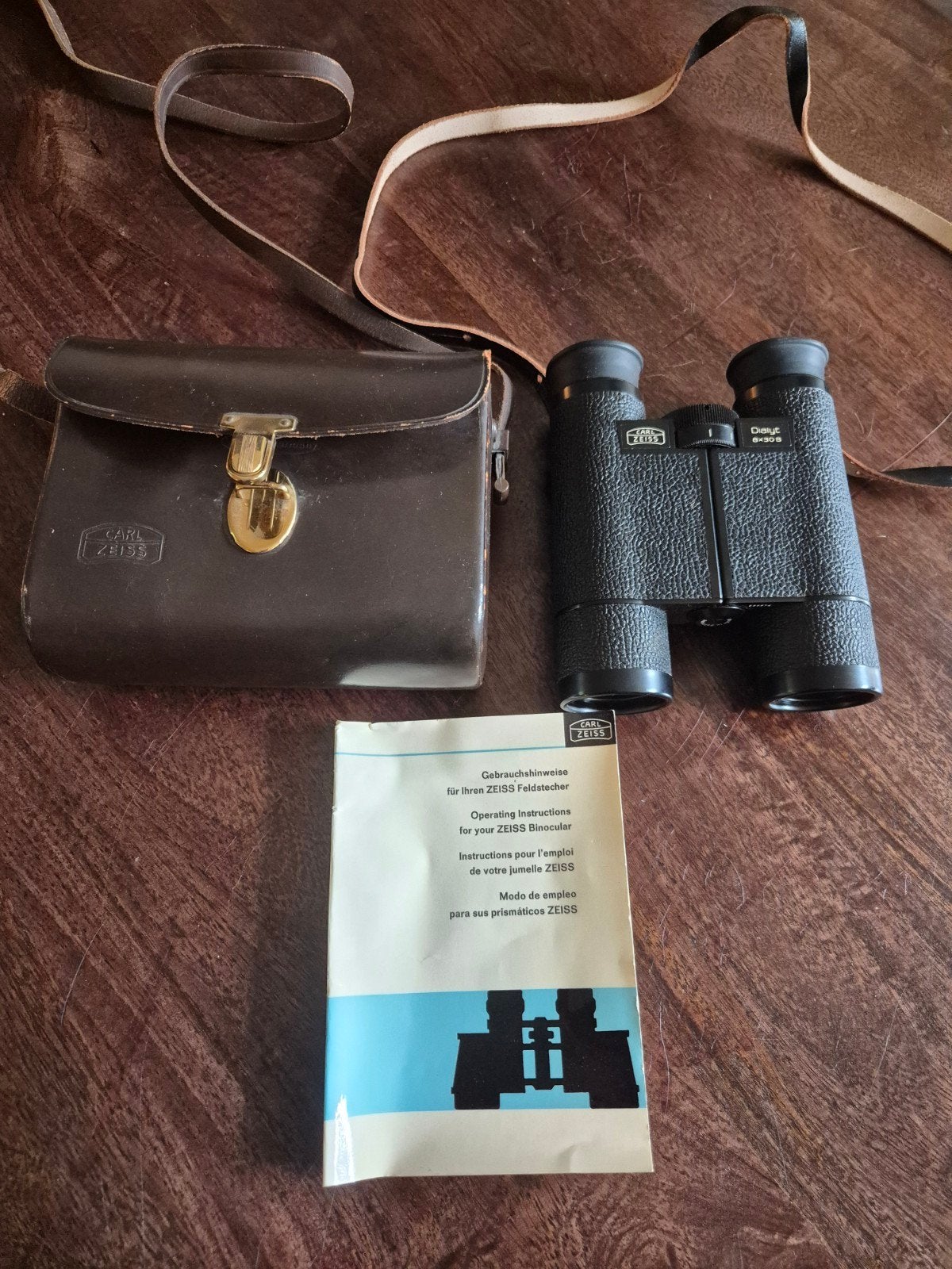 Carl Zeiss Dialyt 8x30B Verrekijker met tas en handleiding, Audio, Tv en Foto, Optische apparatuur | Verrekijkers, Dakkant (recht)