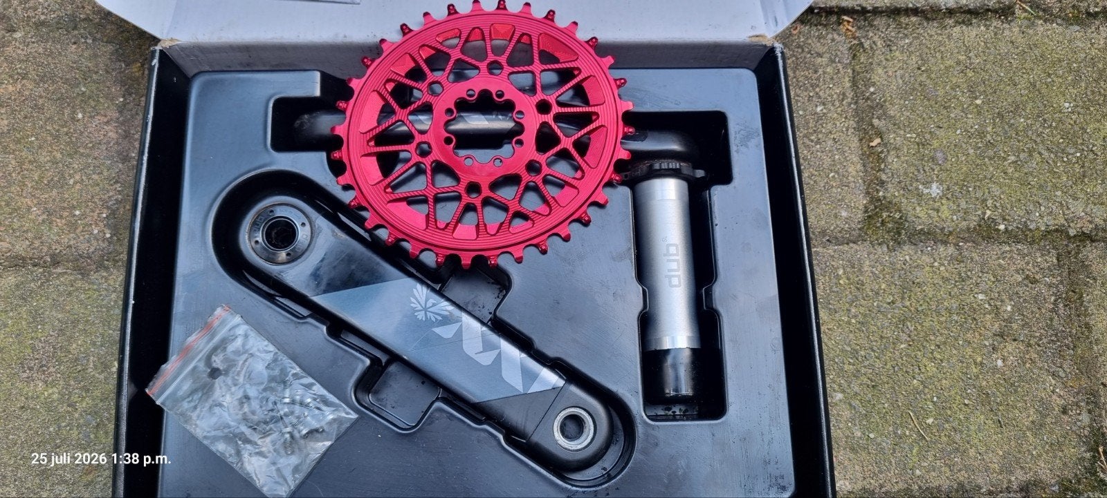 SRAM XX1 Eagle DUB Crankstel 170mm 34T Absolute Black ovaal, Fietsen en Brommers, Fietsonderdelen, Crankstel of Pedalen, Verzenden