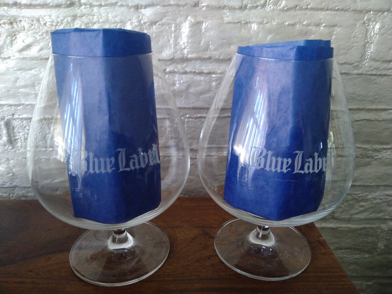 Johnnie Walker Blue Label Cognac Glazen, Ophalen of Verzenden, Zo goed als nieuw, Overige typen