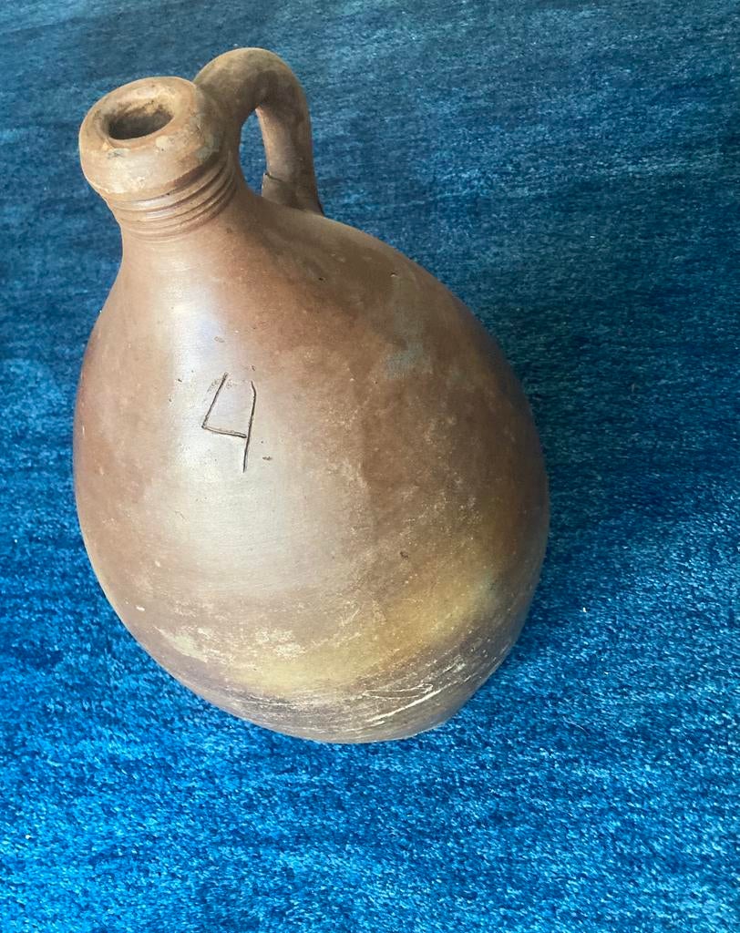 Antieke steengoed kruik 45 cm., Ophalen