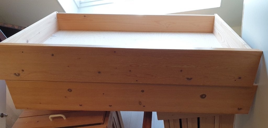 Lundia lade 100x60x15 blank gelakt in zeer nette staat, Ophalen of Verzenden, Zo goed als nieuw