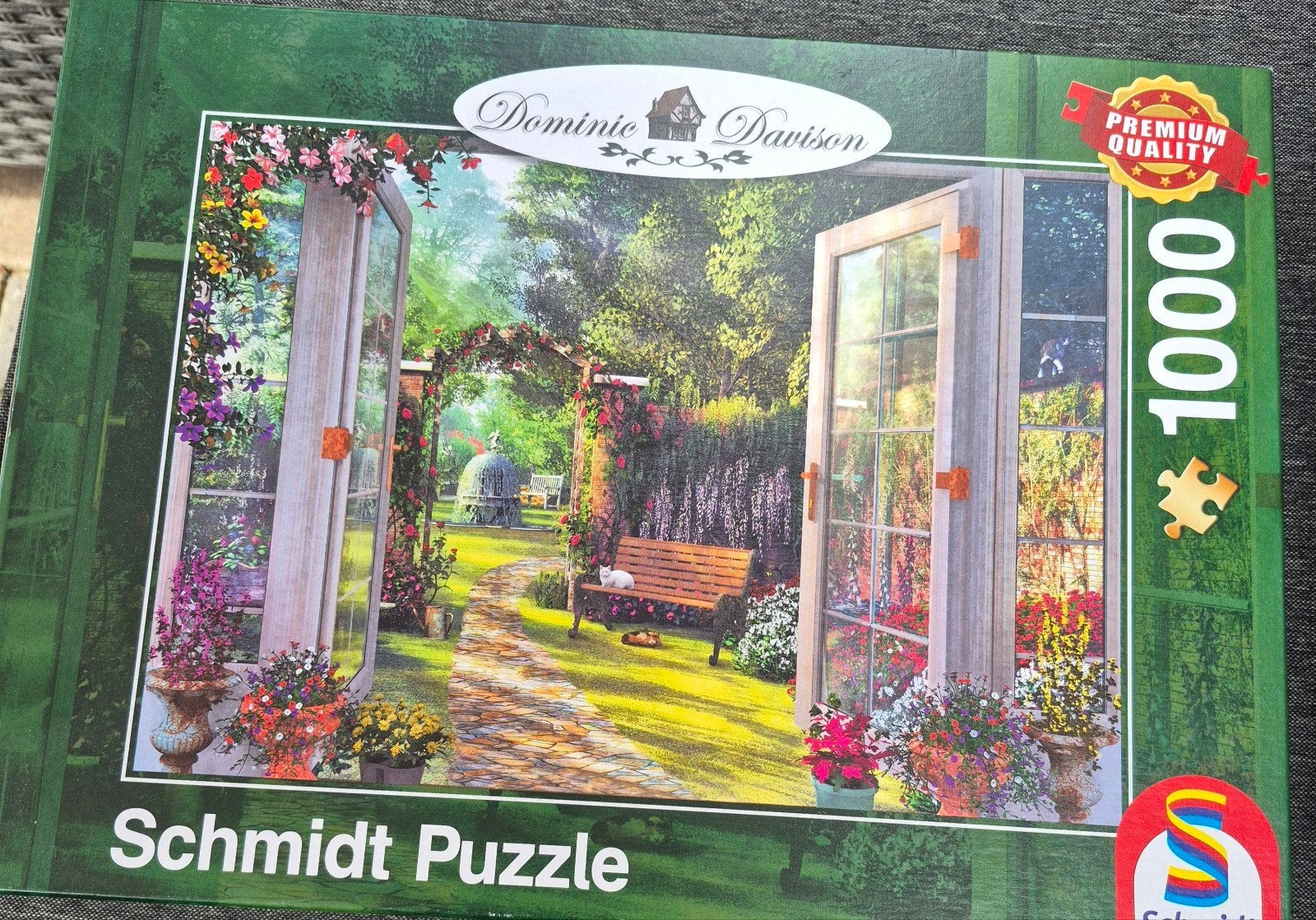 Schmidt Legpuzzel 1000 stukjes - Dominie Davison Tuin, Ophalen of Verzenden, 500 t/m 1500 stukjes, Zo goed als nieuw, Legpuzzel