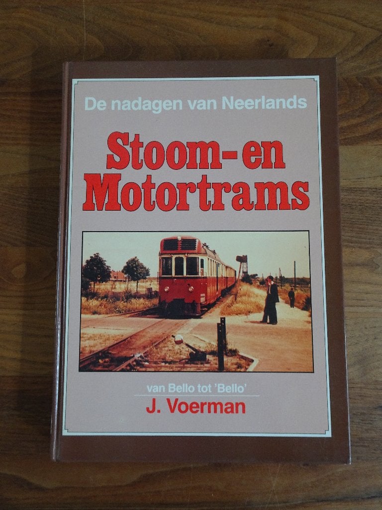 Stoom- en Motertrams J. Voerman, Ophalen of Verzenden, Gebruikt, Tram, Boek of Tijdschrift