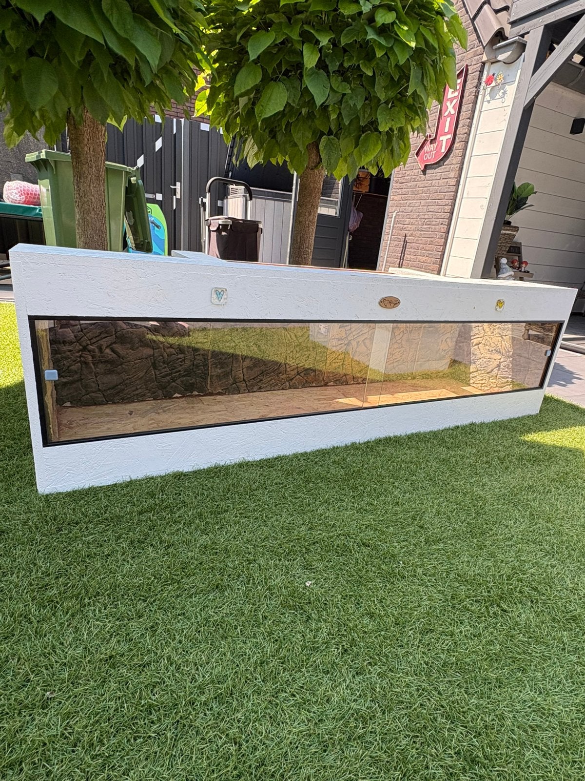 Terrarium te koop 180 x 50 x 53 cm, Ophalen, Gebruikt, Terrarium of Paludarium