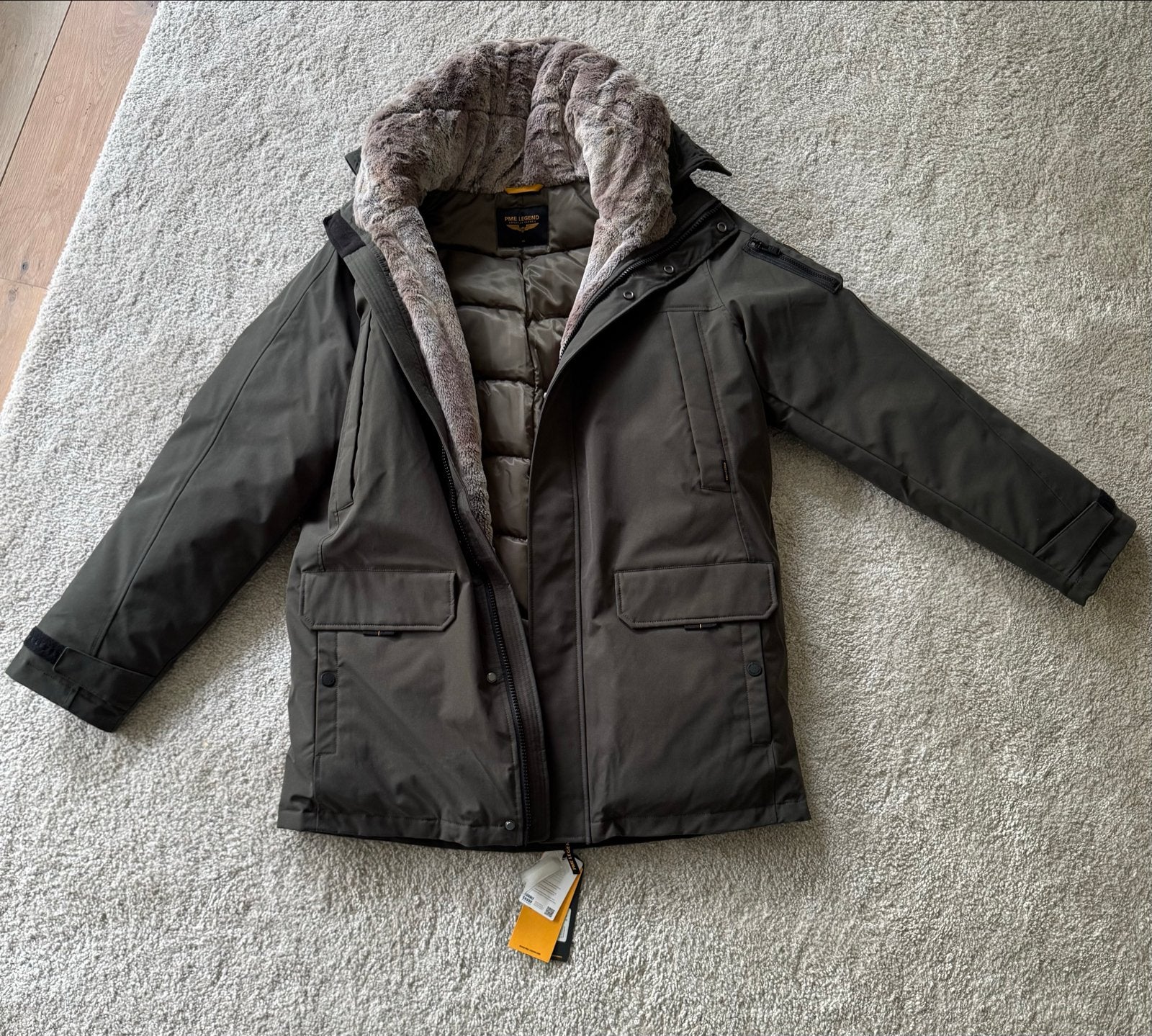 Nieuwe PME Legend Ice Pilot XXL winterjas met capuchon, Verzenden, Nieuw, Overige maten, Groen