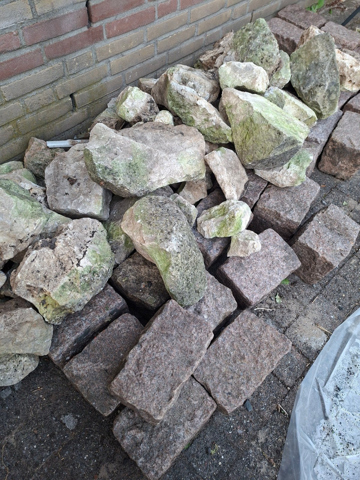 Diverse stenen, Tuin en Terras, Grind, Keien en Split, Ophalen, Overige materialen, Gebruikt, Kei