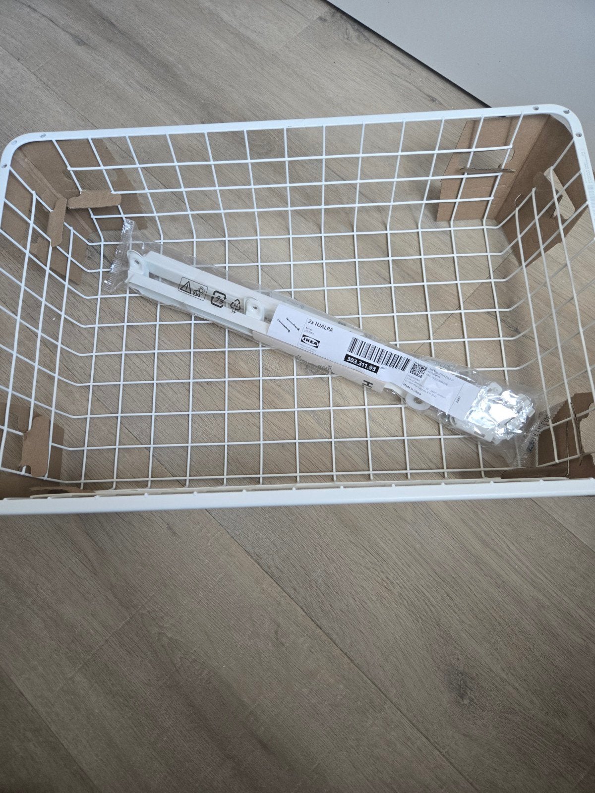 ikea Hjalpa draadmand met uittrekrails, Nieuw, Minder dan 100 cm, 25 tot 50 cm, 50 tot 100 cm