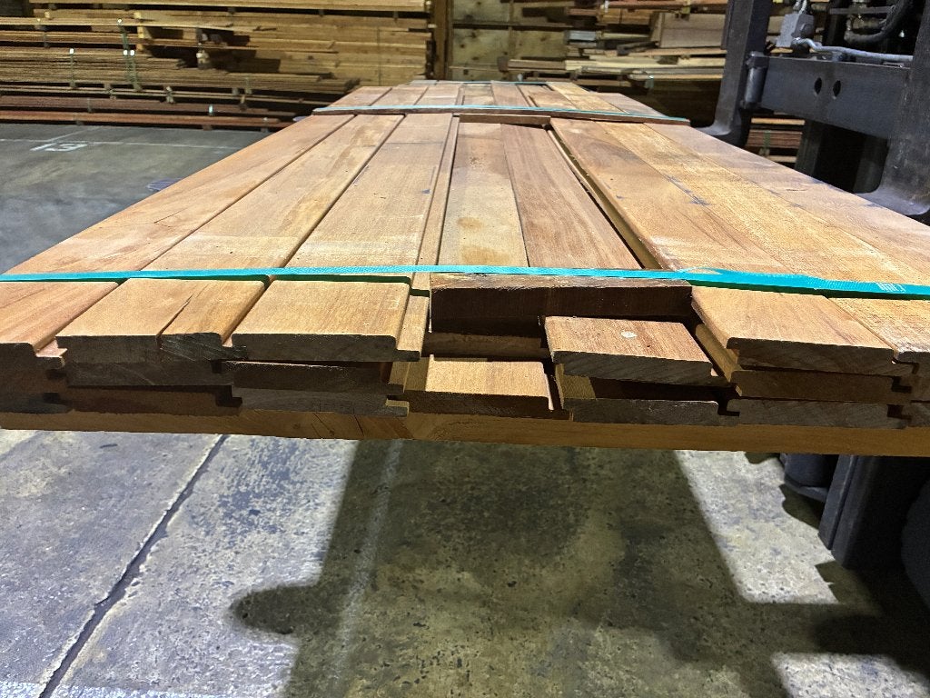 Planken-rabat-channelsiding-Hardhout/Louro Gamela-20x105mm, Tuin en Terras, Ophalen, Planken, Nieuw, Hardhout