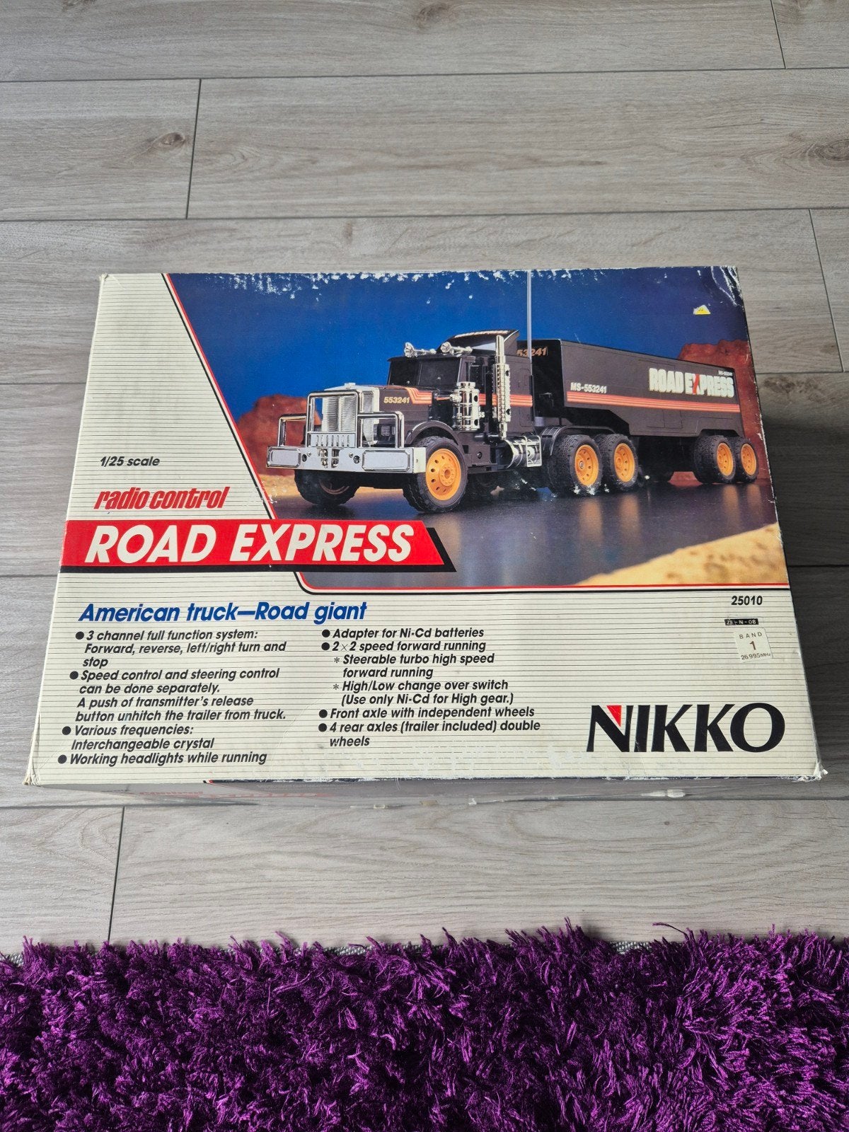 Nikko Road Express RC Truck - Vintage en Compleet, Zo goed als nieuw, Auto onroad, RTR (Ready to Run), Overige schalen