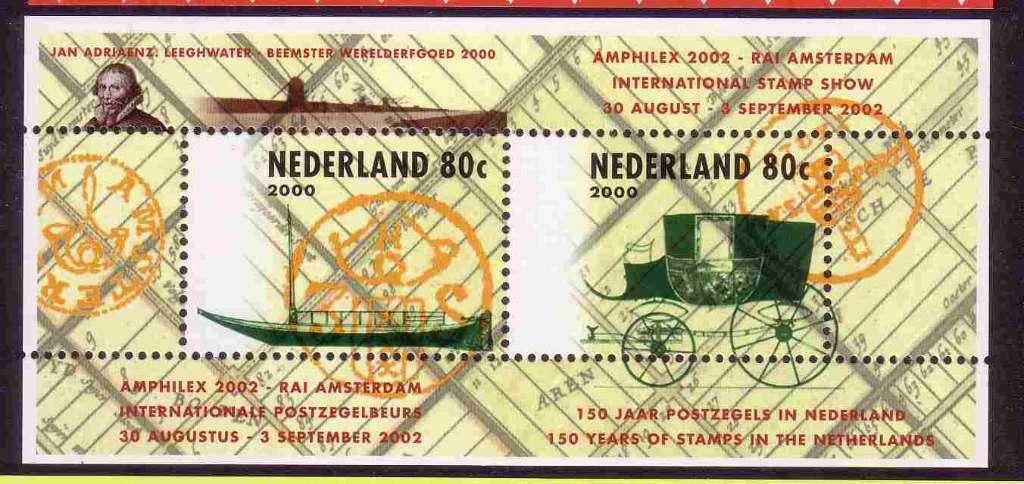 Nederland 2000 1926 Postzegels 150 jaar-blok, Postfris, Ophalen of Verzenden, Na 1940, Postfris