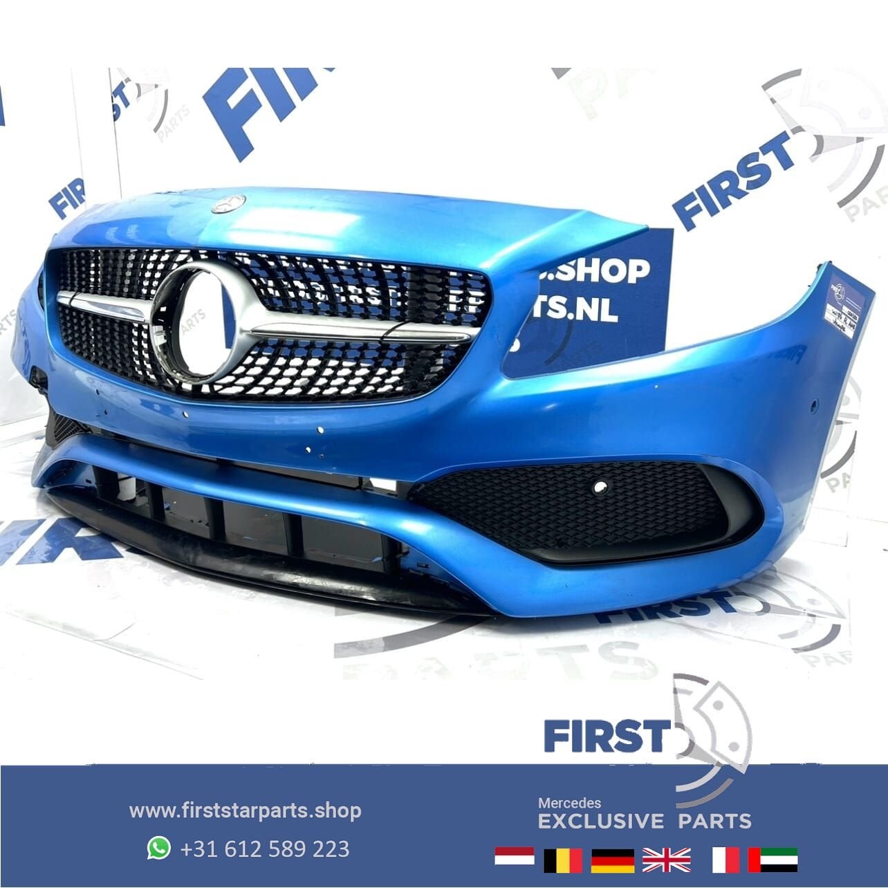 W176 BUMPER FACELIFT AMG VOORBUMPER Mercedes A Klasse 2012-2, Gebruikt, -, Voor, Ophalen of Verzenden