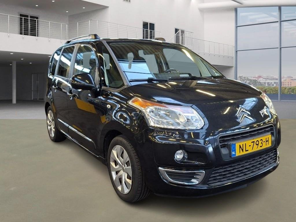 Citroen C3 Picasso 1.4 VTi Aura|INRUILKOOPIE|PANO|HALFLEDER|, Auto's, Dealer onderhouden, 15 km/l, Gebruikt, Zwart