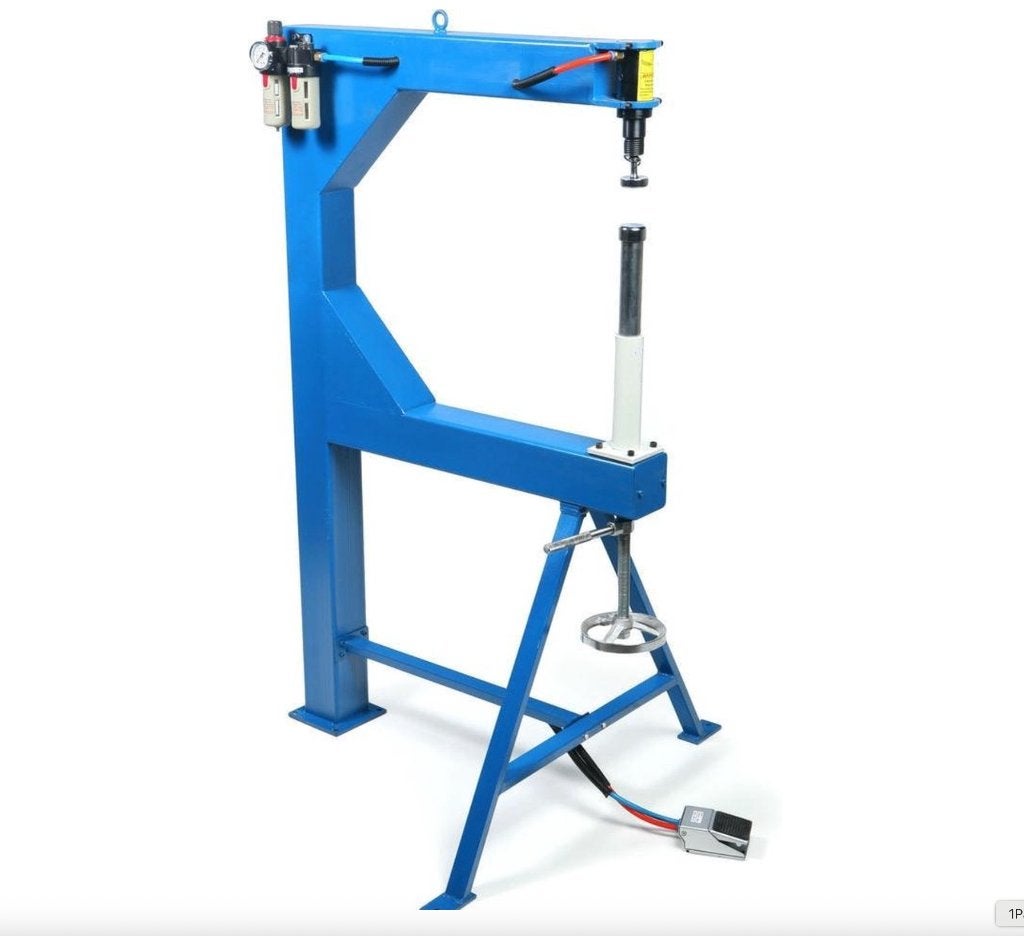 HBM Pneumatische hamer Model 2 + 8 stempels, Ophalen, Zo goed als nieuw