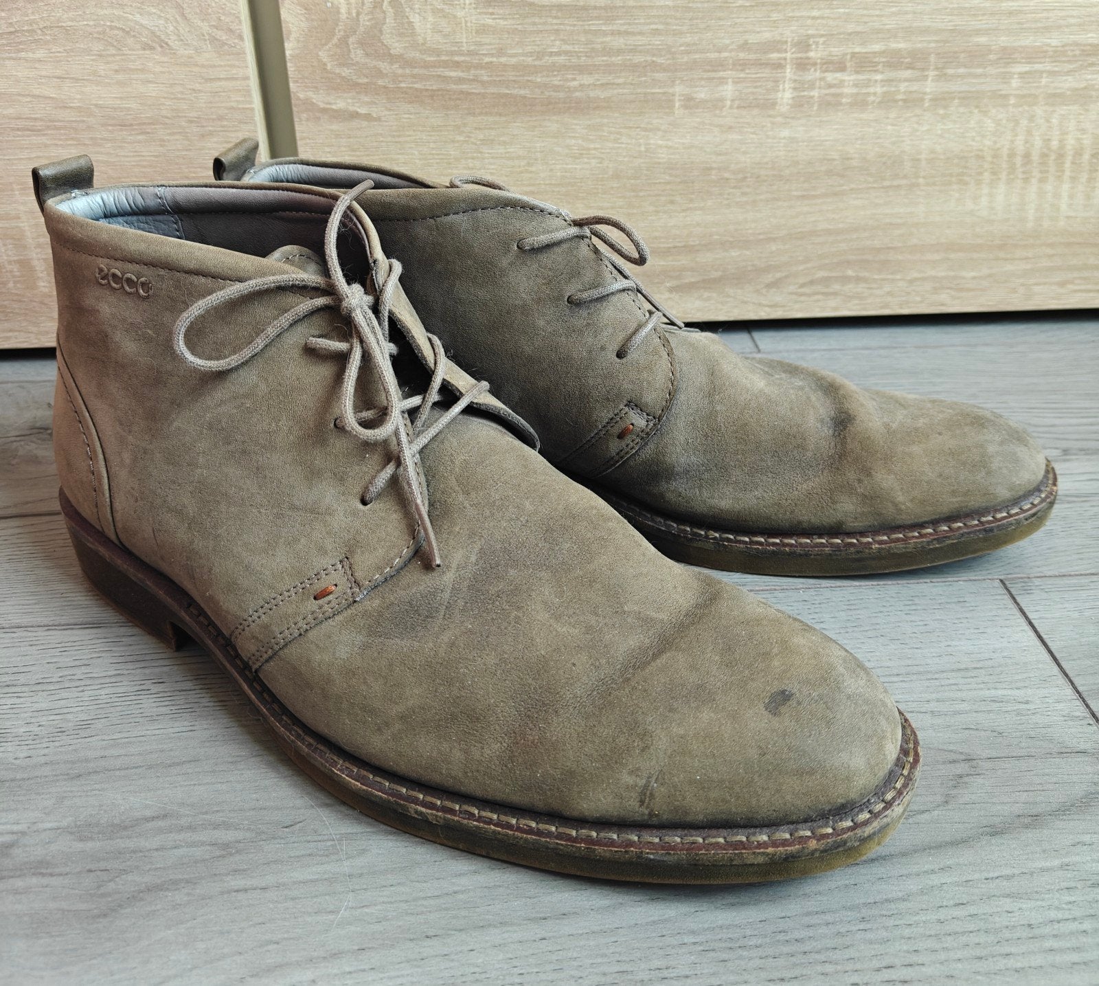 Ecco schoenen maat 43, Ecco, Bruin, Ophalen of Verzenden, Gedragen