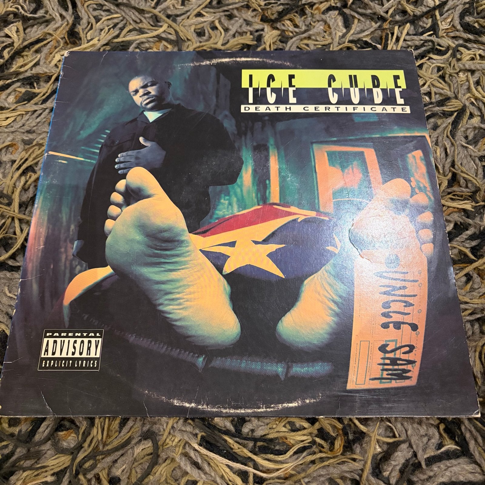 Ice Cube - Death Certificate LP (1991) - Originele Persing, LP, Gebruikt, Originele persing, Ophalen of Verzenden