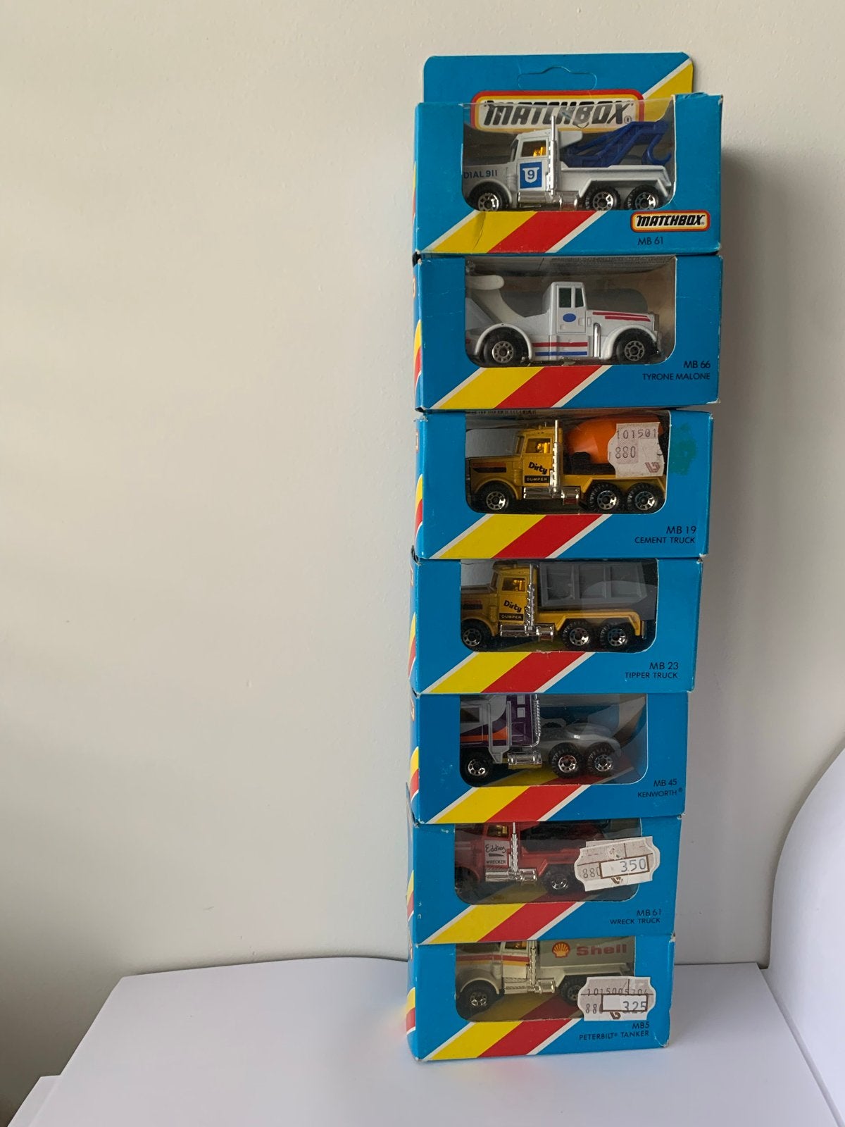 Matchbox MB-serie vrachtwagens - Nieuw in doos, Hobby en Vrije tijd, Ophalen of Verzenden, Zo goed als nieuw, Bus of Vrachtwagen