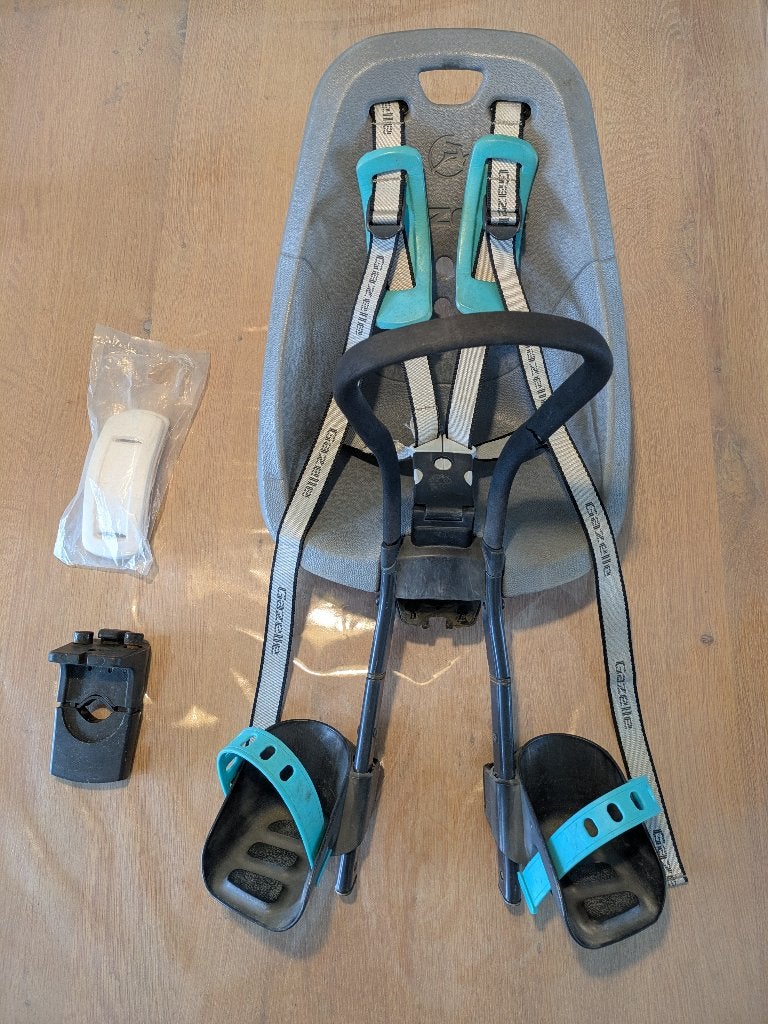 Yepp Mini Fietsstoeltje - met windscherm & adapter, Ophalen, Yepp, Voorzitje, 0 t/m 13 kg