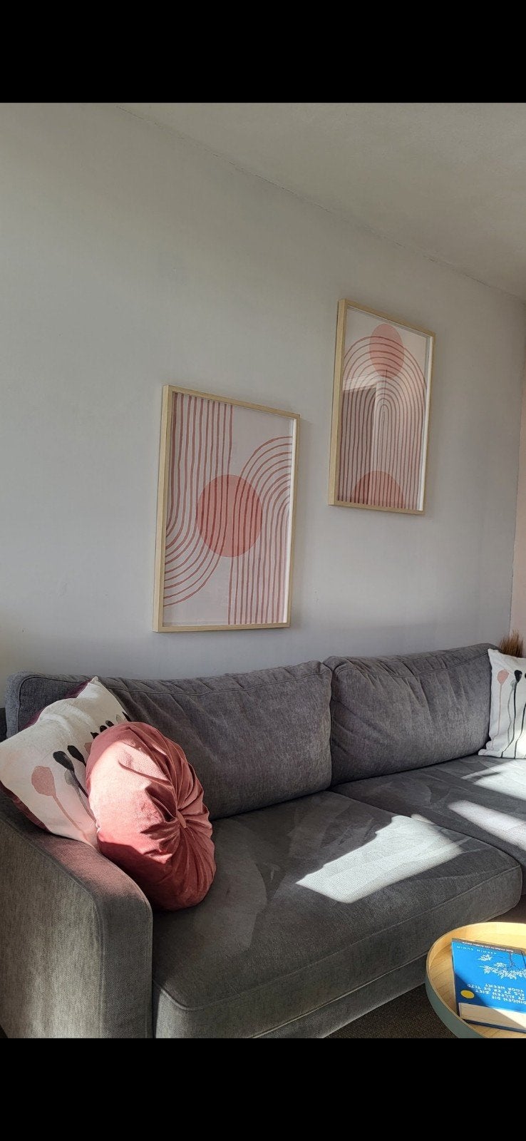 Lichtgrijze sofa van SofaCompany - Zo goed als nieuw!, Huis en Inrichting, Ophalen, Zo goed als nieuw, Rechte bank, Stof