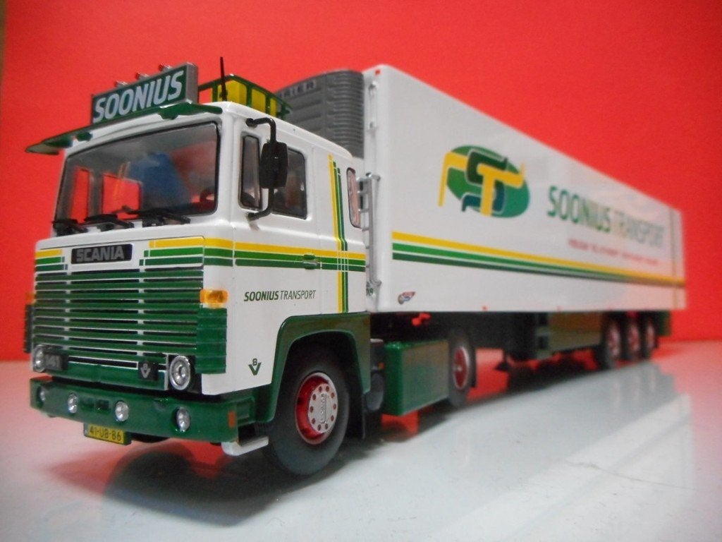 TEKNO SCANIA 141 SOONIUS 81236, Hobby en Vrije tijd, Modelauto's | 1:50, Ophalen of Verzenden, Nieuw, Bus of Vrachtwagen, Tekno