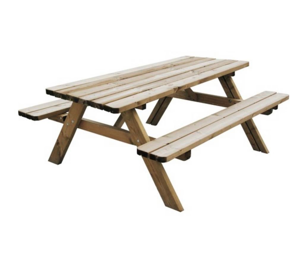 Gezocht: picknicktafel, Tuin en Terras, Picknicktafels, Ophalen, Rechthoekig, Hout