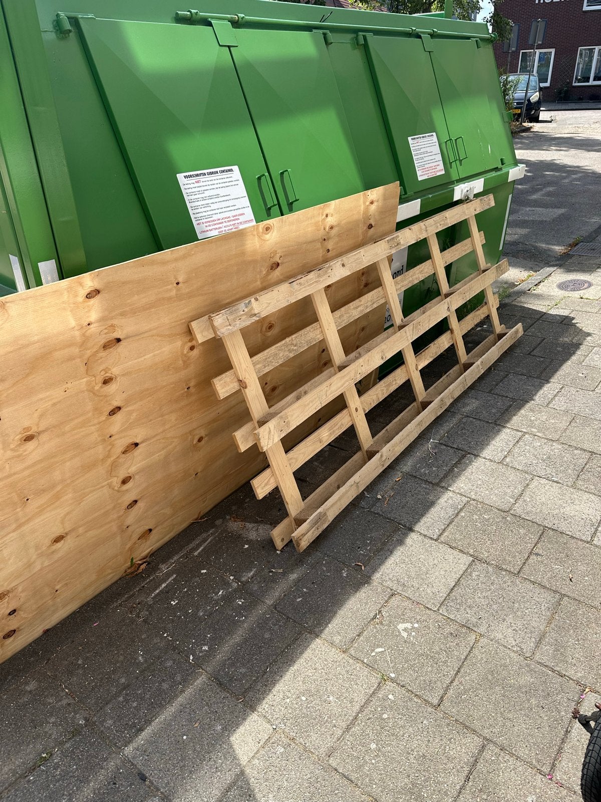 Gratis houten pallet af te halen, Ophalen, Gebruikt, Pallet