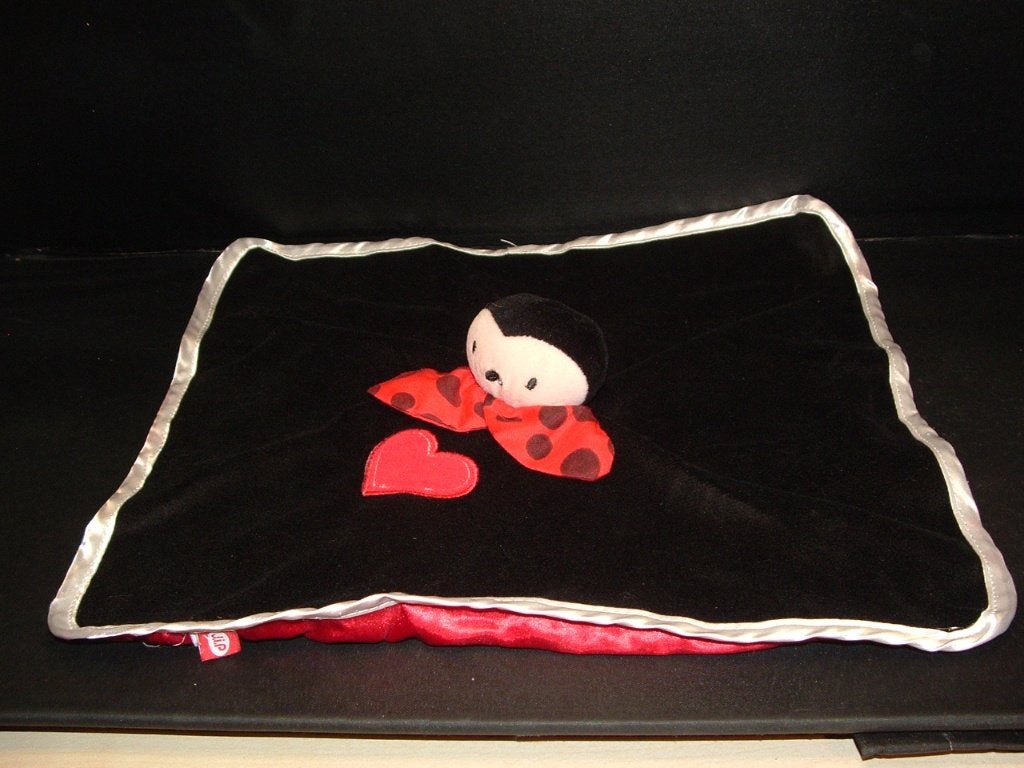 JIP LIEVEHEERSBEESTJE KNUFFELDOEK VELOURS ZWART MET, Ophalen of Verzenden, Nieuw, Overige typen