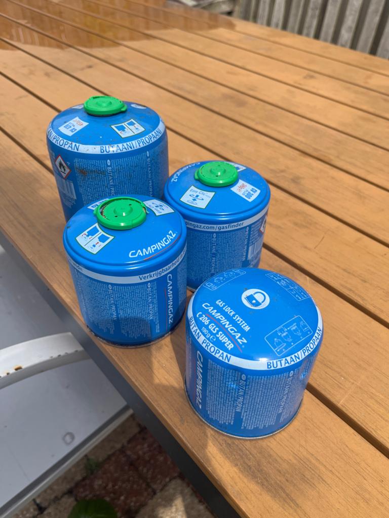 4x Campingaz C206 GLS Super gaspatronen alles in 1 koop, Caravans en Kamperen, Kampeeraccessoires, Nieuw, Ophalen of Verzenden