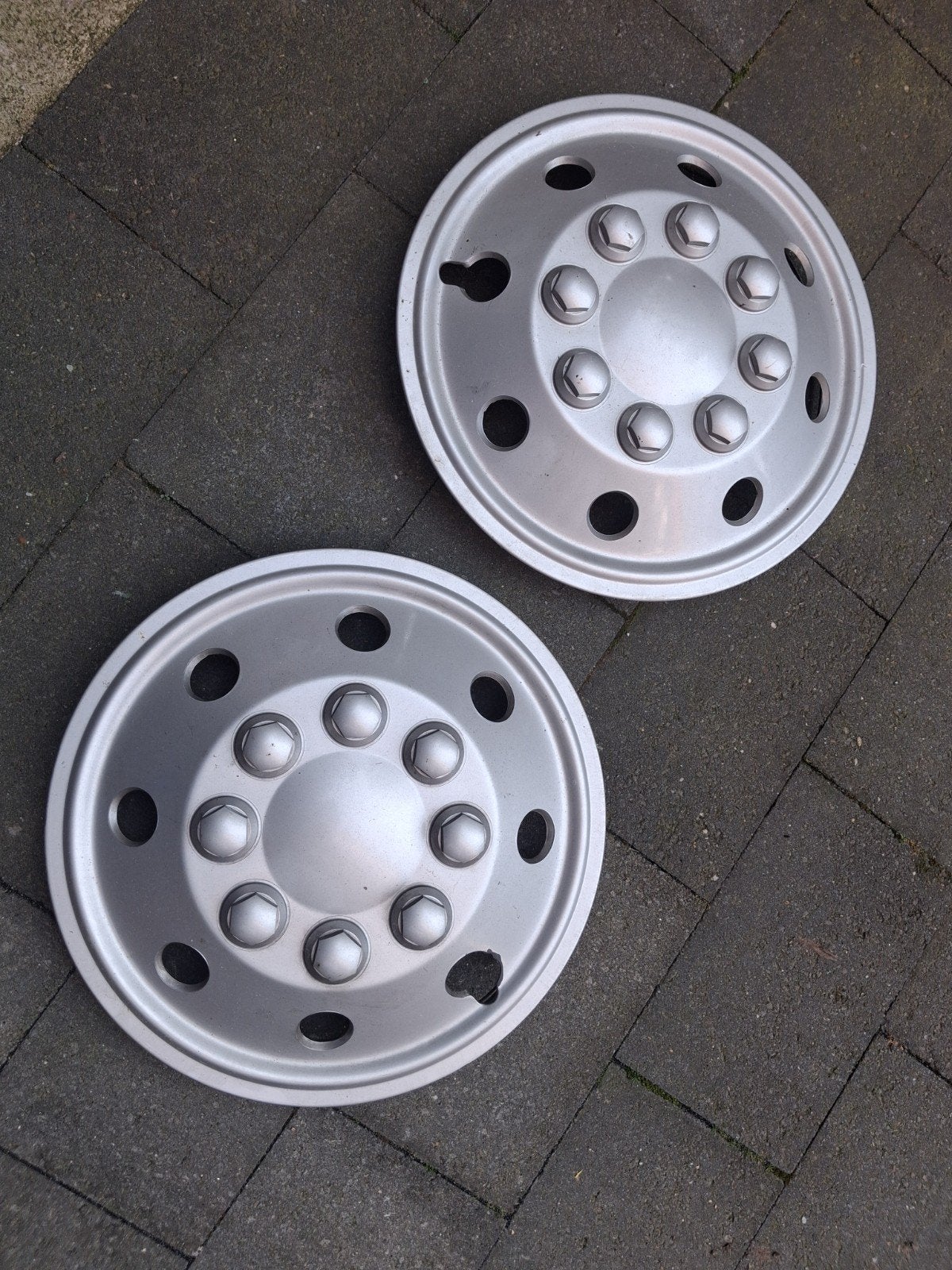 15 inch Camper wieldoppen voor Fiat Ducato, Citroën, Peugeot, Ophalen of Verzenden, Gebruikt