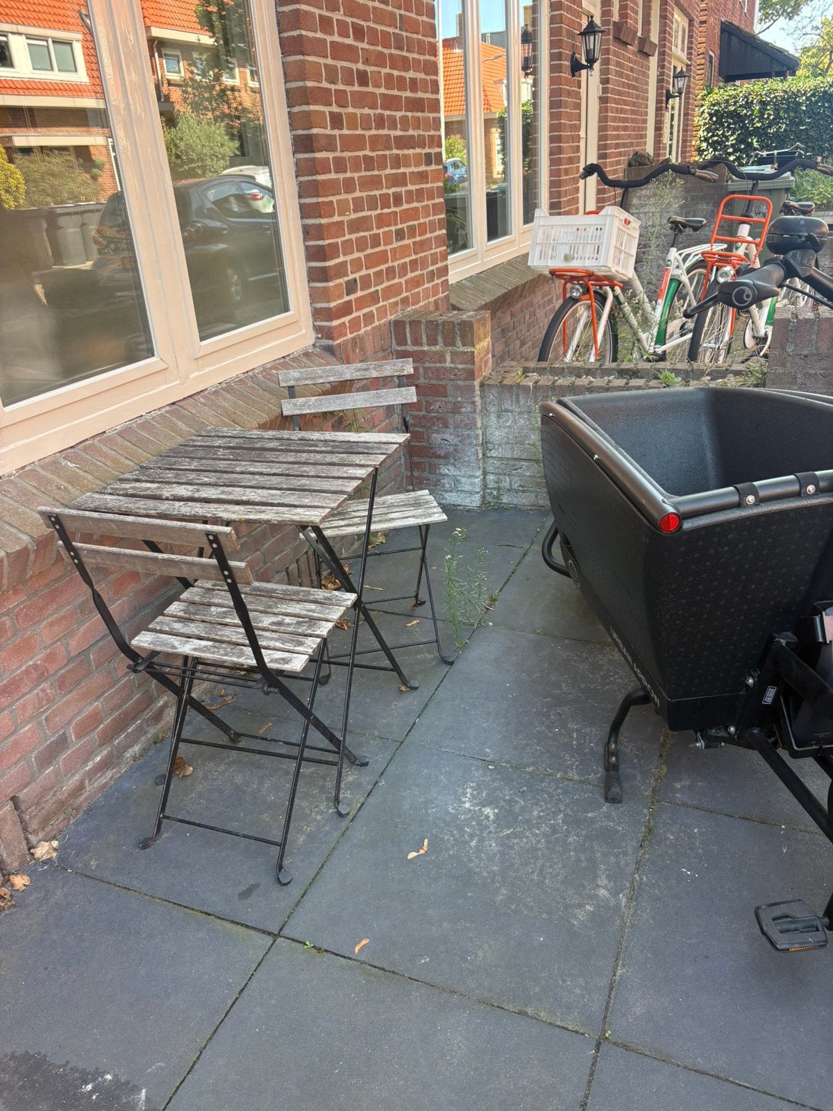 Gratis op te halen : bistroset, Gebruikt, Tuinset, Hout, Ophalen