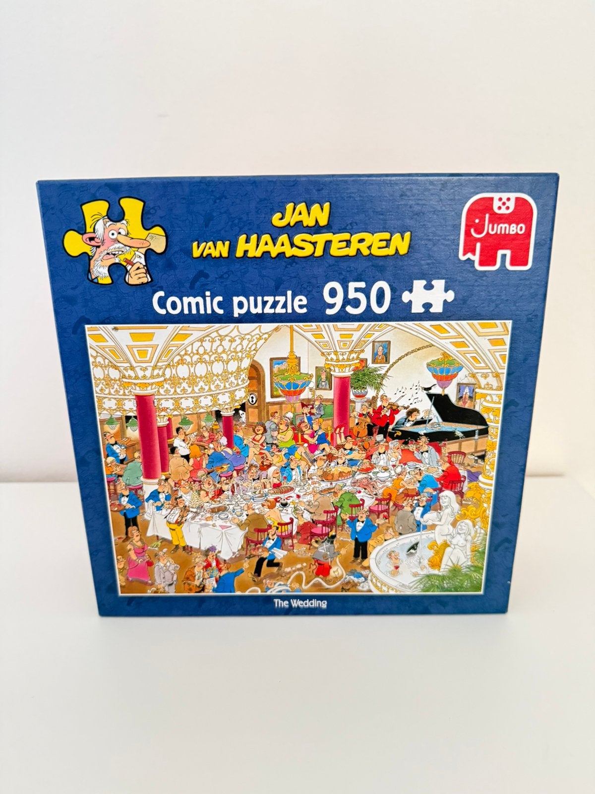 Jan van Haasteren, 950 stukjes. Trouwerij, Ophalen of Verzenden, 500 t/m 1500 stukjes, Zo goed als nieuw