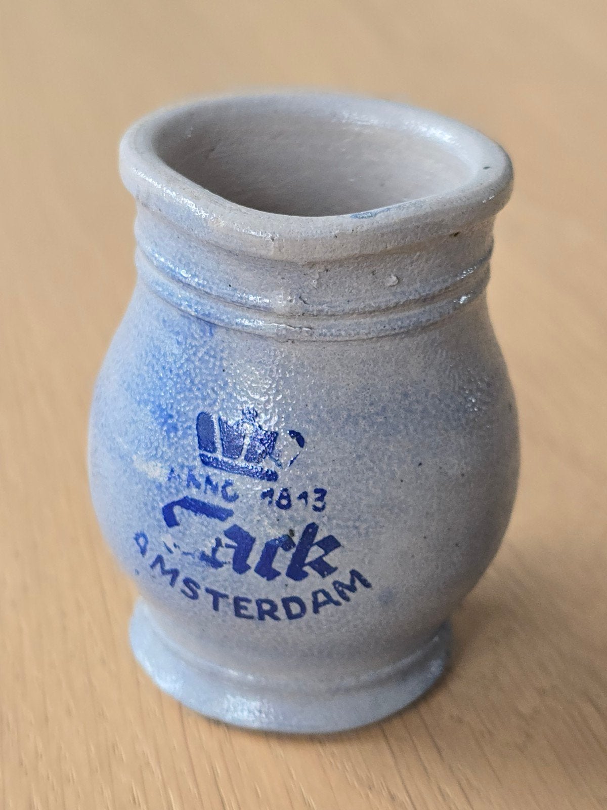 antiek steengoed mosterdpotje van de Amsterdam €8,95, Antiek en Kunst, Ophalen of Verzenden