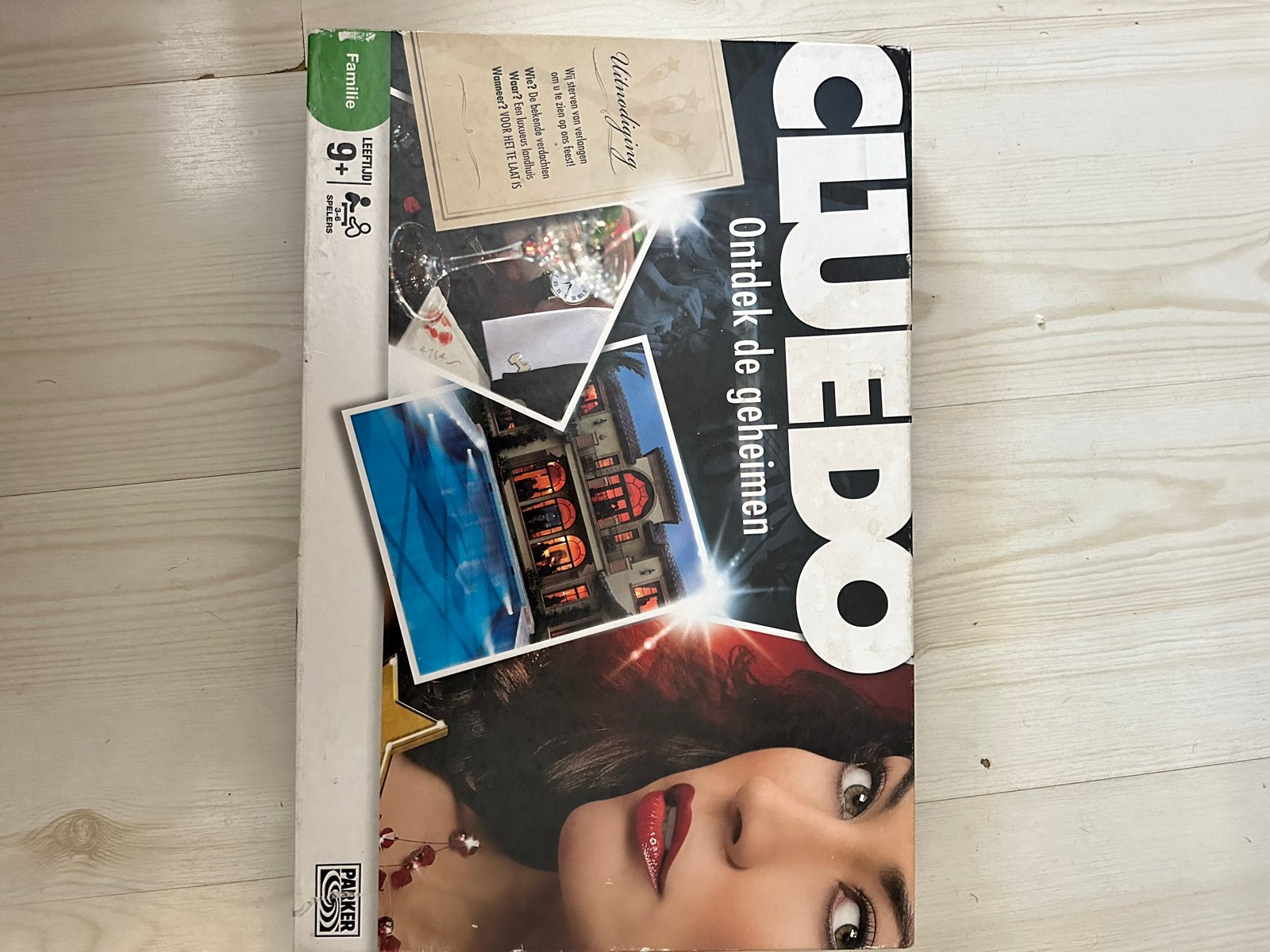 Cluedo Bordspel - Ontdek de geheimen, Drie of vier spelers, Ophalen, Gebruikt