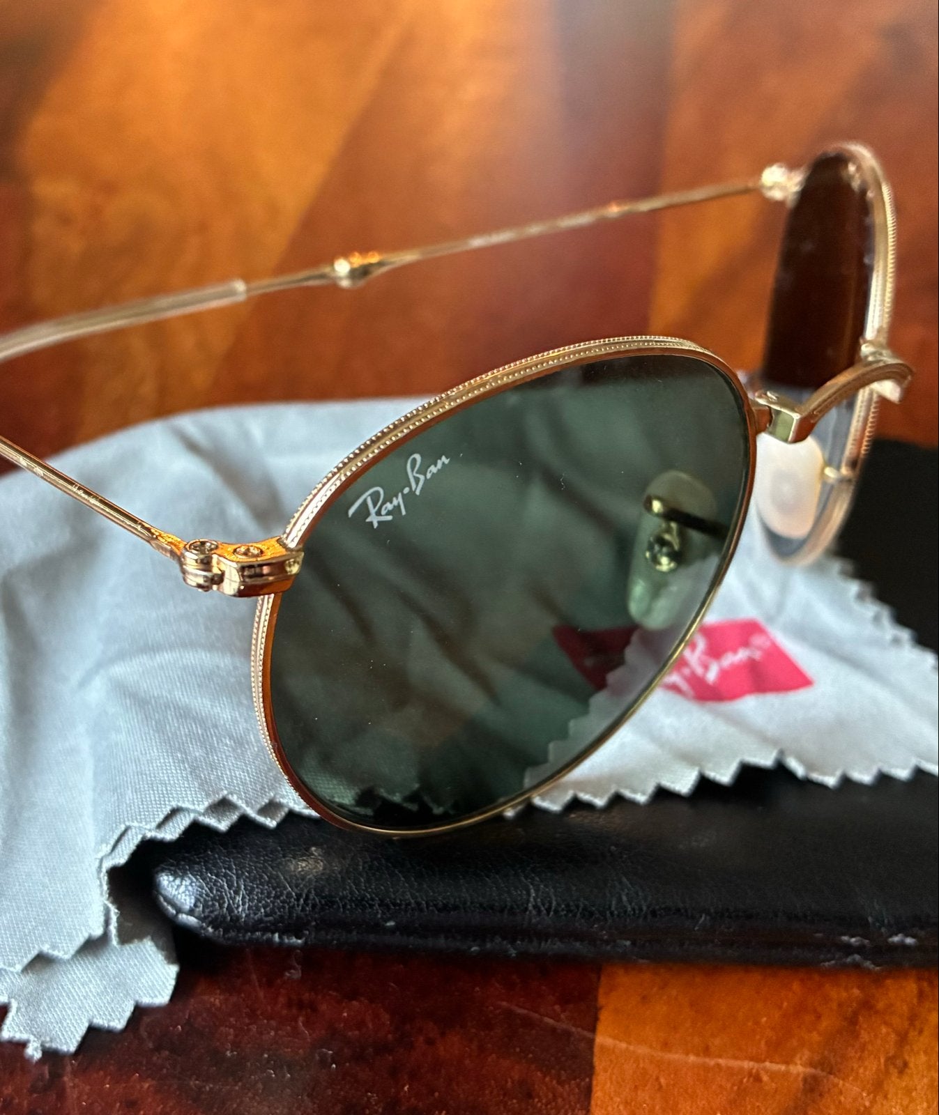 Ray-Ban RB 3517 round folding, Zonnebril, Ophalen of Verzenden, Zo goed als nieuw, Ray-Ban