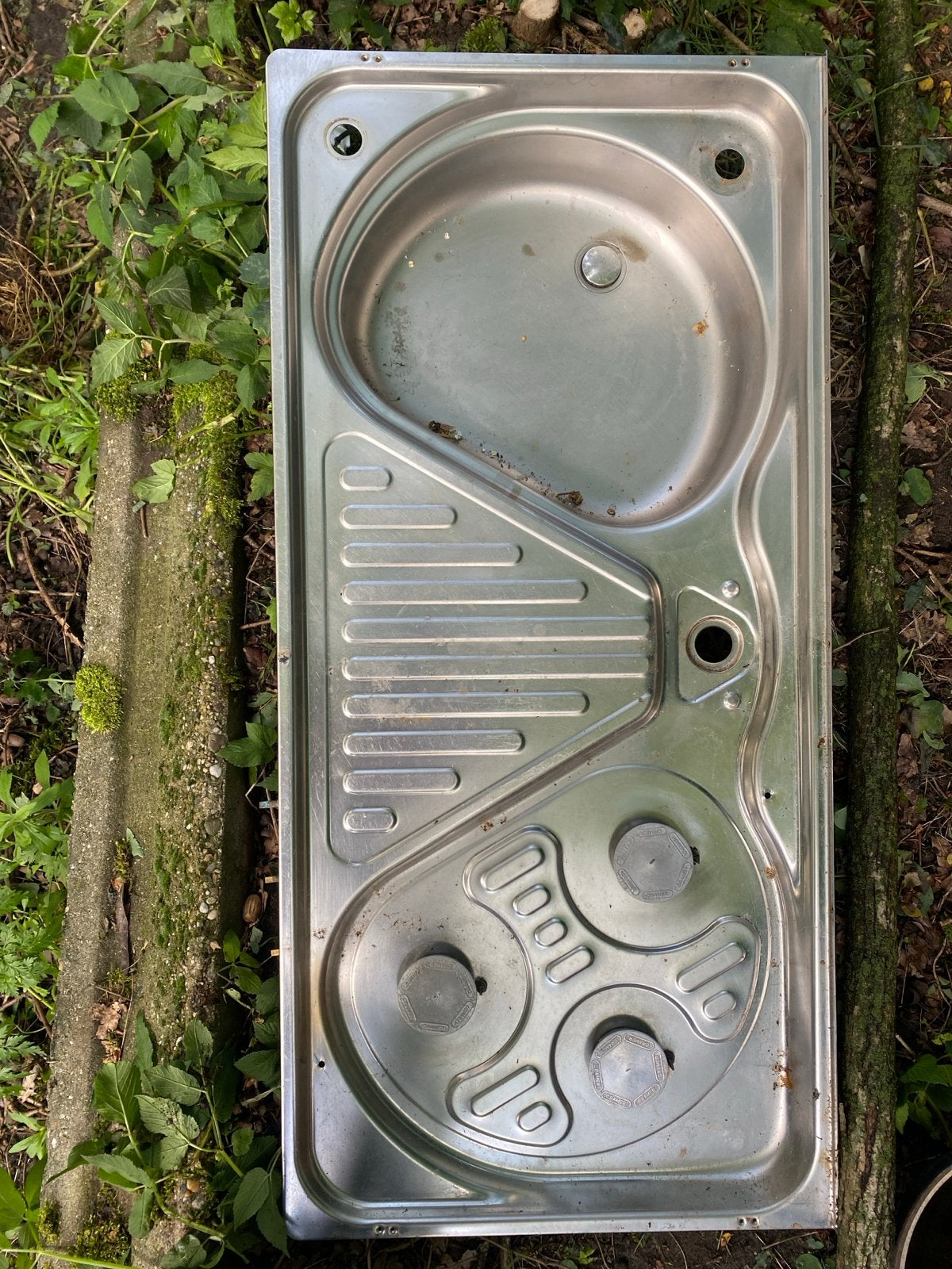 Gratis: Gasstel en wasbak KIP caravan 1996 - intact, Ophalen, Gebruikt