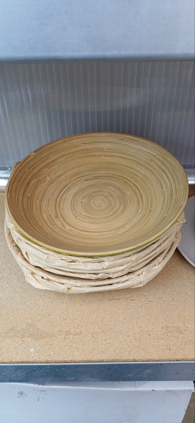 Gusta bamboe schalen, Overige materialen, Schaal, Rond, Nieuw